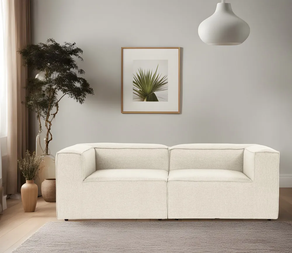 Divano 2 posti Biglo Linen Ecru