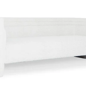Divano cubico contemporaneo 3 posti Fredonia tessuto Bouclette Crema