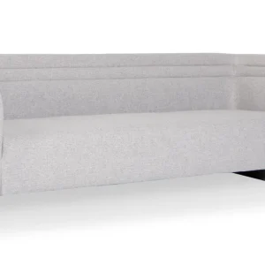 Fredonia Divano contemporaneo cubo 3 posti Tessuto grigio