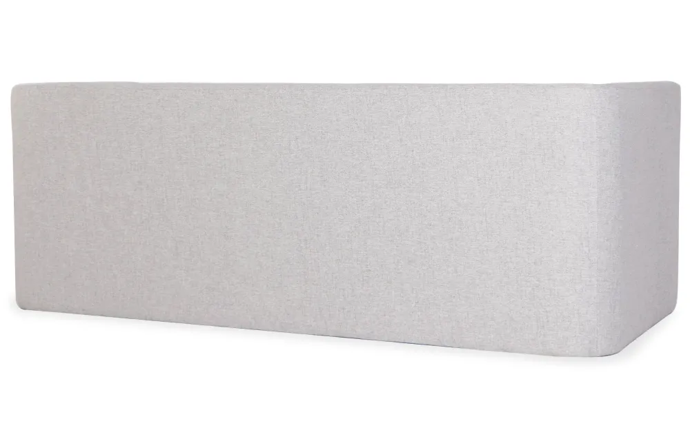 Fredonia Divano contemporaneo cubo 3 posti Tessuto grigio