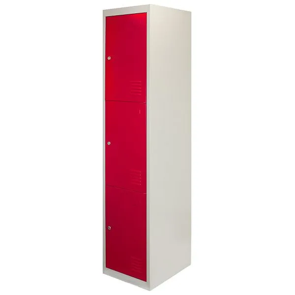 Armadietto Monster 3x 3 porte rosso 23652