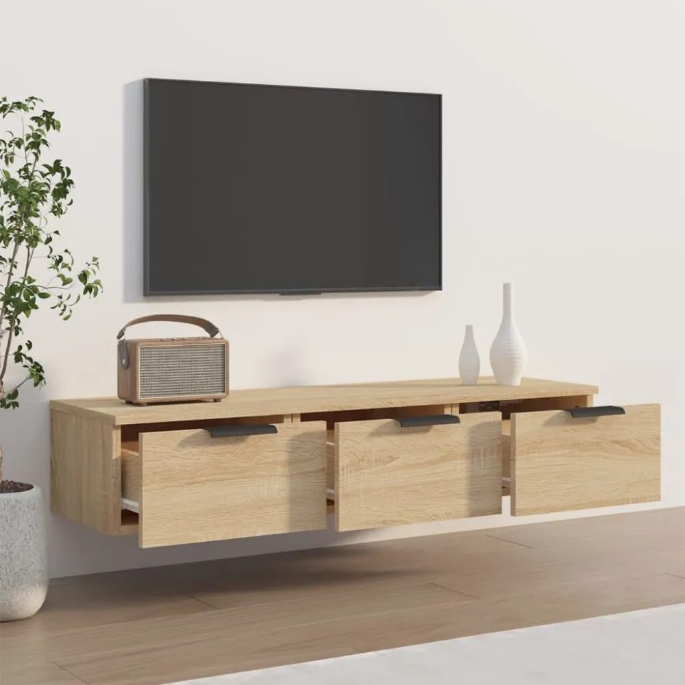 Cuscinetto Lineare Armadietto Muro Rovere Sonoma 102x30x20 Legno Multistrato