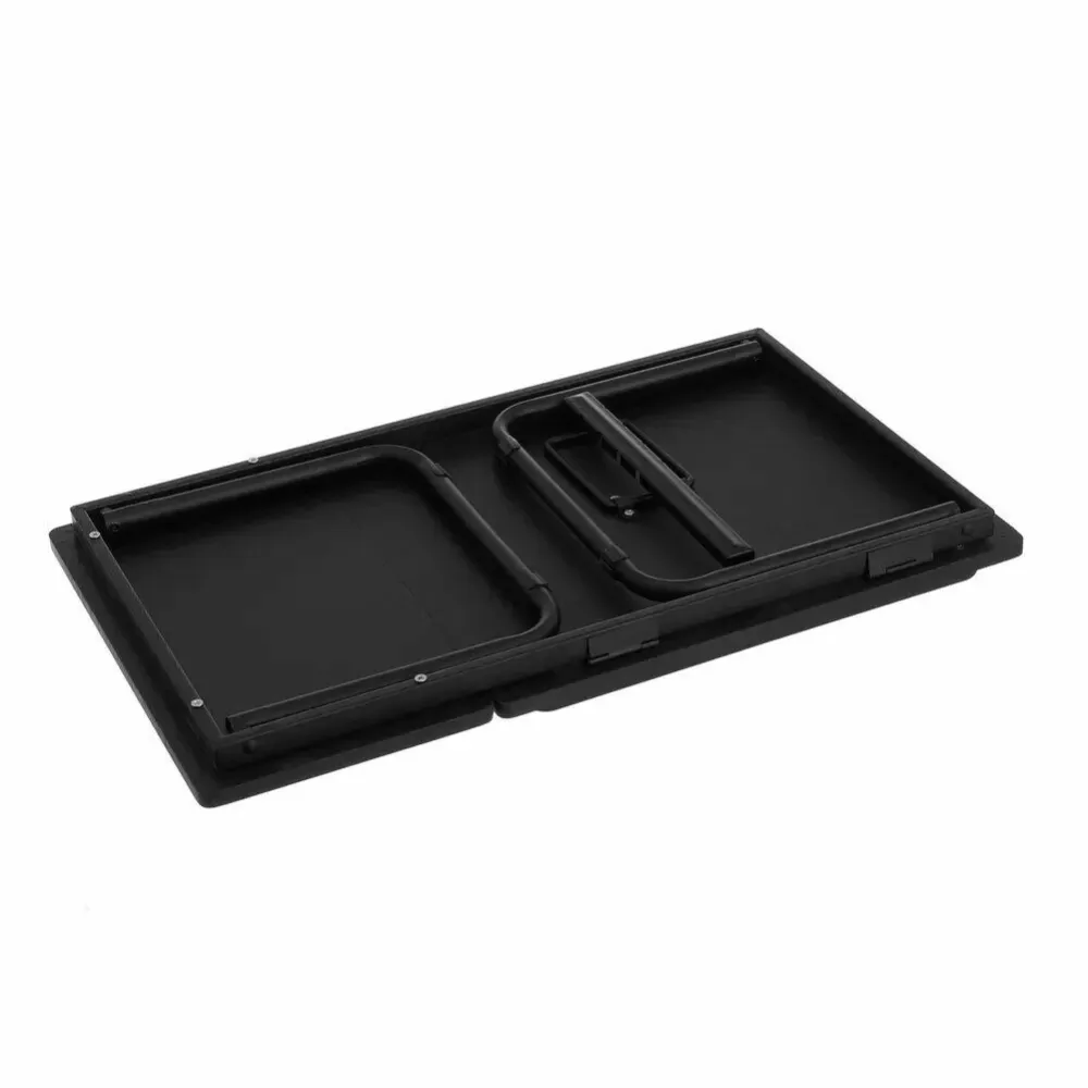 Tavolino Vassoio da Letto Divano per Notebook PC Tablet Pieghevole Leggio Nero