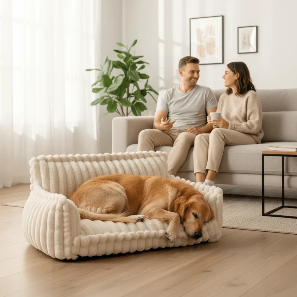 DOGVIA – Divano ortopedico morbido e lavabile per cani e animali domestici Cozey Maison