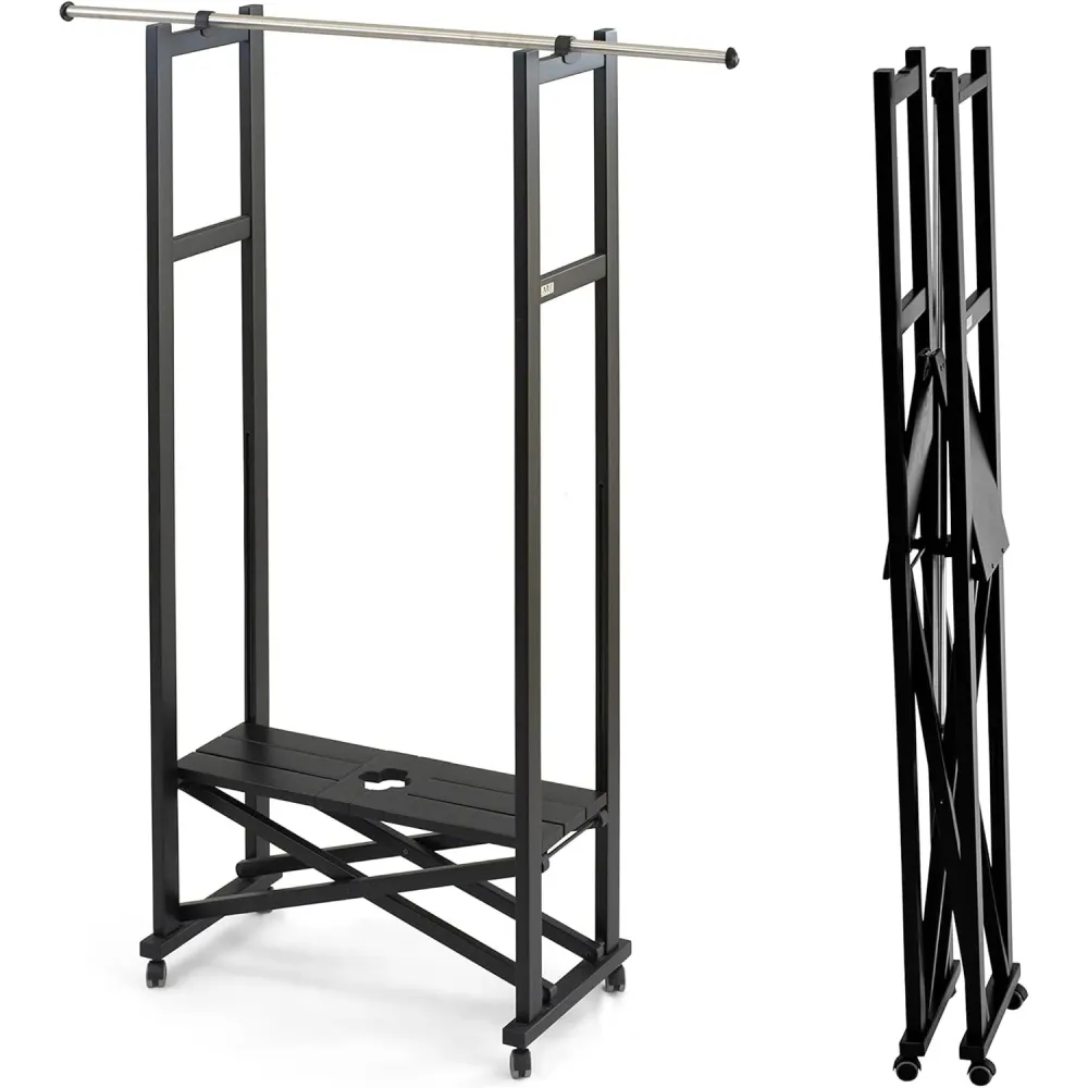 ARIT - Appendiabiti, Appendiabiti legno, ELIOS, Legno, Chiudibile, Allungabile, Nero