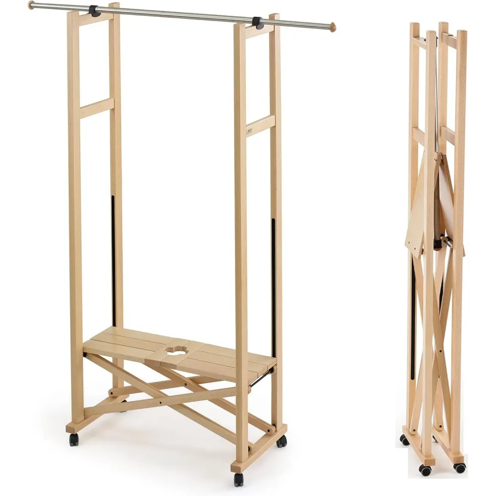 ARIT - Appendiabiti, Appendiabiti legno, ELIOS, Legno, Chiudibile, Allungabile, Naturale