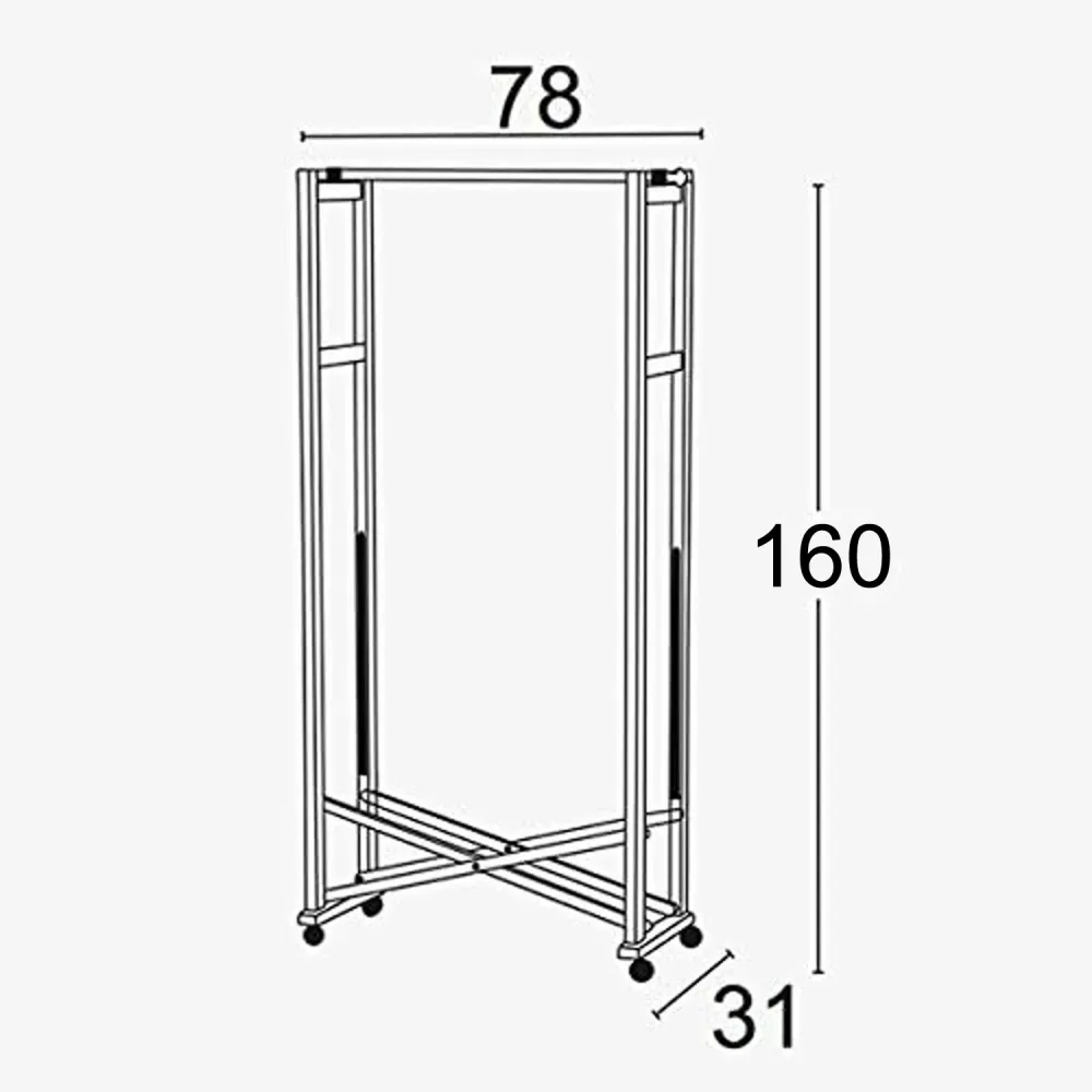 ARIT - Appendiabiti, Appendiabiti legno, GIULIUS, Legno, Richiudibile, Bianco