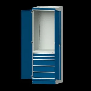 ANKE workbench armadietto base sistema di armadi modulari modello 2410 715 x 720 x 2200 mm RAL 7035/5010 631.031 per Labor...