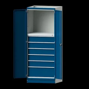ANKE workbench armadietto base sistema di armadi modulari modello 4003 865 x 720 x 2200 mm RAL 7035/5010 631.134