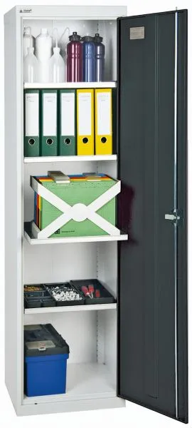 Armadietto da Banco armadio per utensili e materiali blunt collezione 2000 7035/7016 4 ripiani 2005071