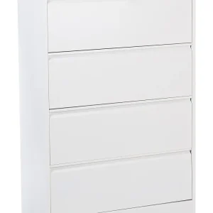 Armadietto metallo bianco 4 cassetti HALITE