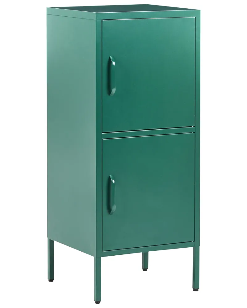 Armadietto metallo con 2 ante verde HURON
