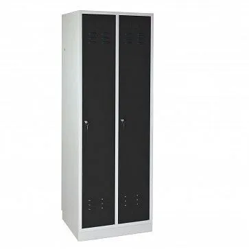 Armadietto/guardaroba ADB "Regular" 2 ante dimensioni (AxLxP): 1780x600x500 mm colore corpo: grigio evid...