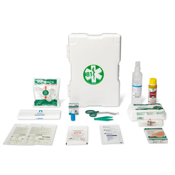 PVS - CPS519 - Armadietto di pronto soccorso 1-P - 37x22x14 cm - fino 2 persone - bianco - PVS - 73551 - Conf. da 1 Pz.