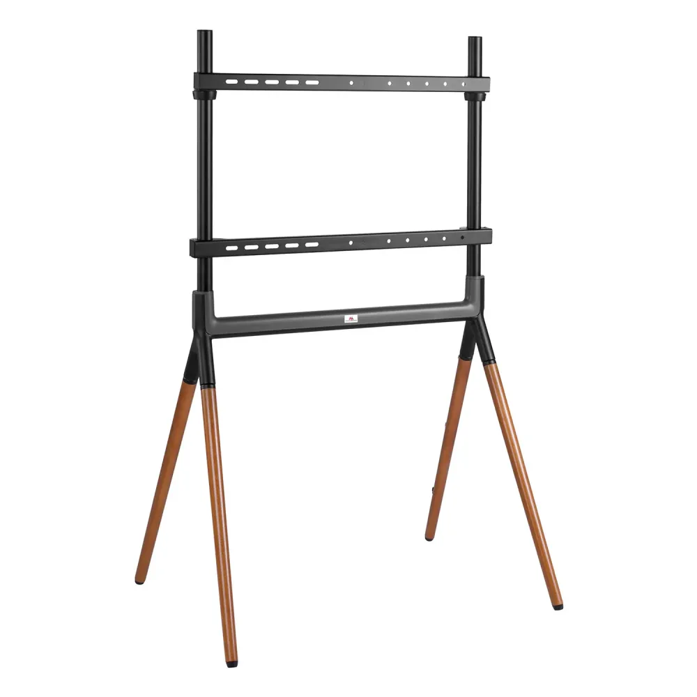 Maclean MC-926 Standard TV Stand 49-70" up to 40kg max VESA 600x400 Compatible LCD LED OLED QLED Plasma Black/Walnut