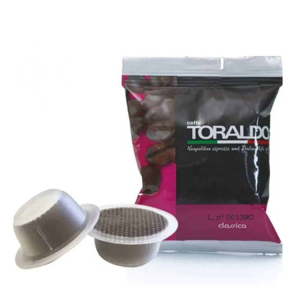 100 Capsule Caffè Toraldo Miscela Classica Compatibile Bialetti