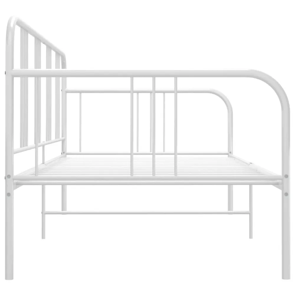 Divano Letto Bianco Metallo 90x200 cm | Consegna Rapida