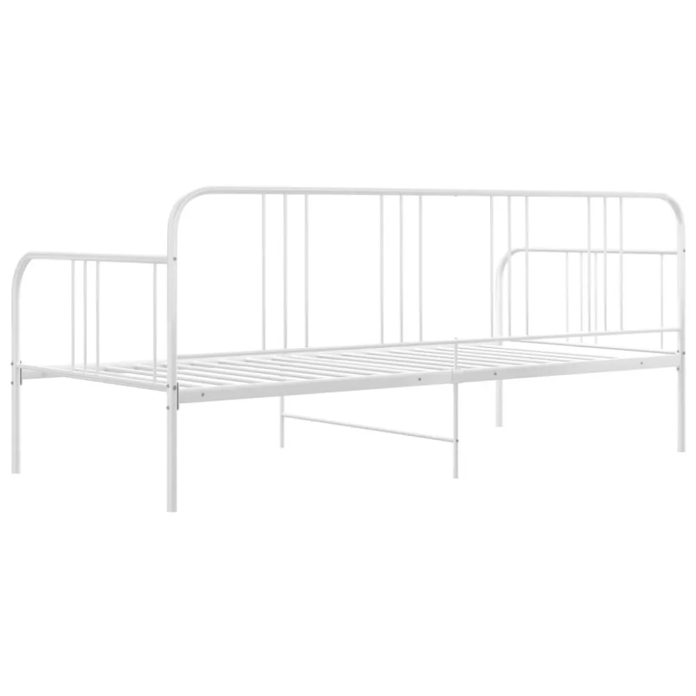 Divano Letto Bianco Metallo 90x200 cm | Consegna Rapida