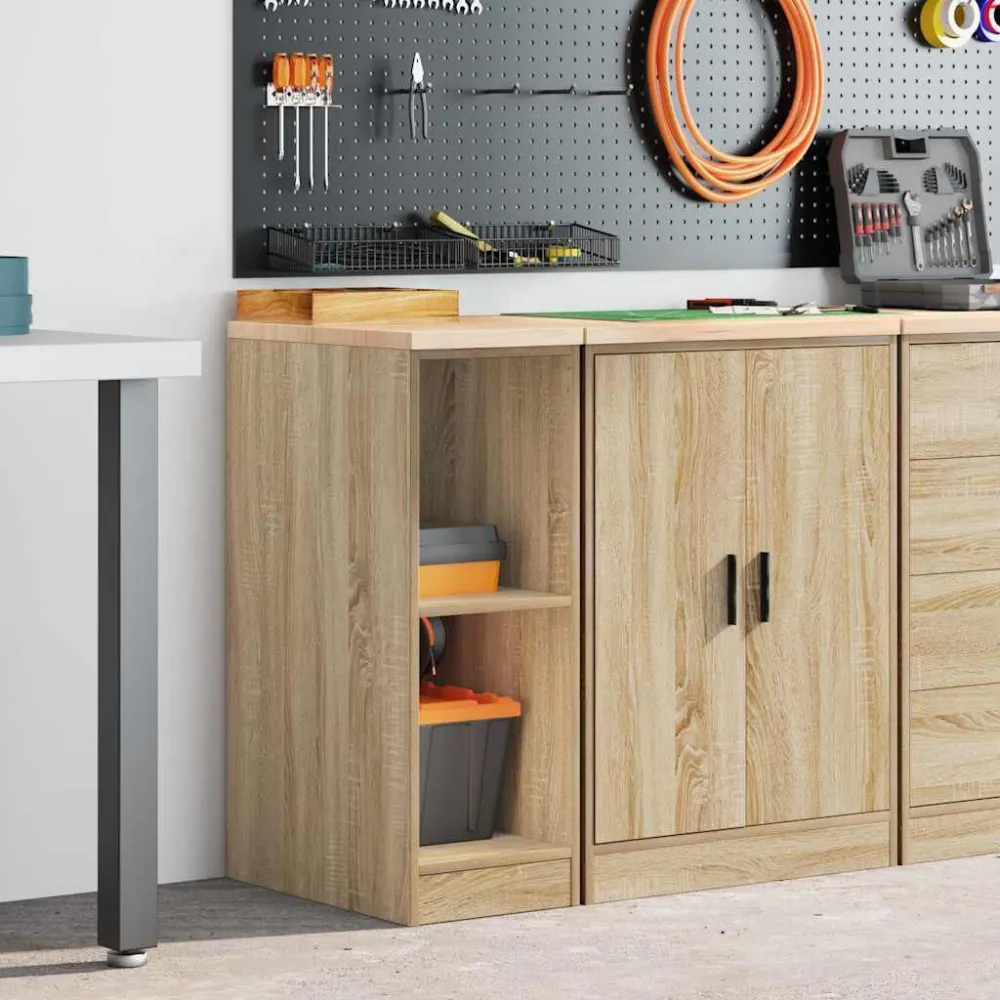 Cuscinetto Rulli Conici Armadietto da Garage Rovere Sonoma 30x51x85 cm