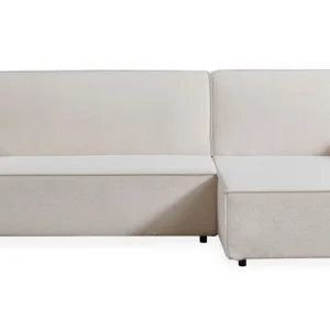 Divano angolare trasformabile Passerel Tessuto bouclette crema