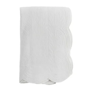 Boutis Matrimoniale Bianco