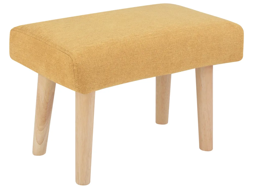 Cuscino per Divano Fabric Footstool Giallo oro TAKOMA II