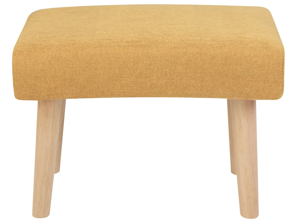 Cuscino per Divano Fabric Footstool Giallo oro TAKOMA II