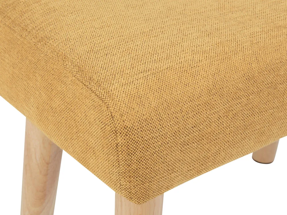 Cuscino per Divano Fabric Footstool Giallo oro TAKOMA II