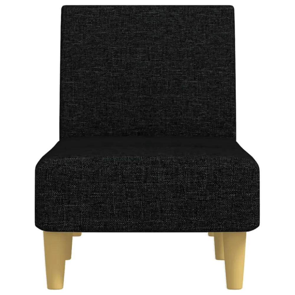 Chaise Longue Tessuto Nero