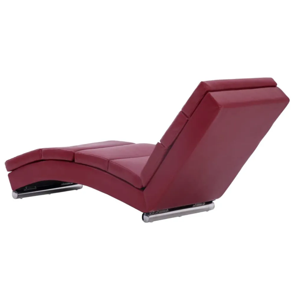 Sdraio Rosso Vino Similpelle