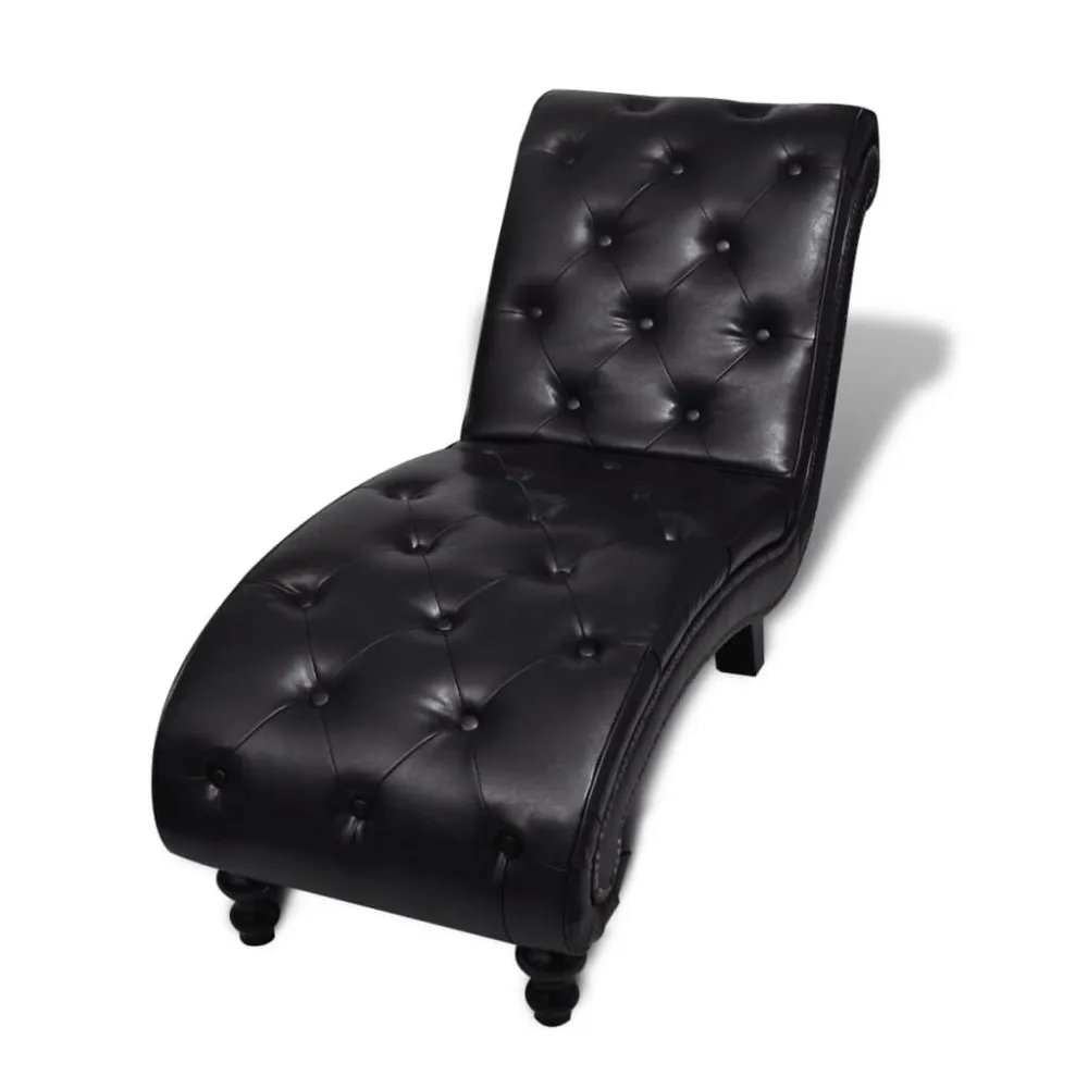 Sedia Sdraio Marrone Similpelle