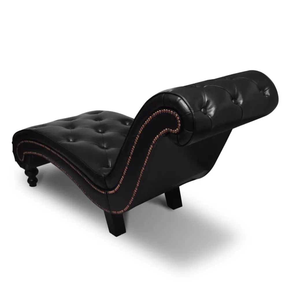 Sedia Sdraio Marrone Similpelle