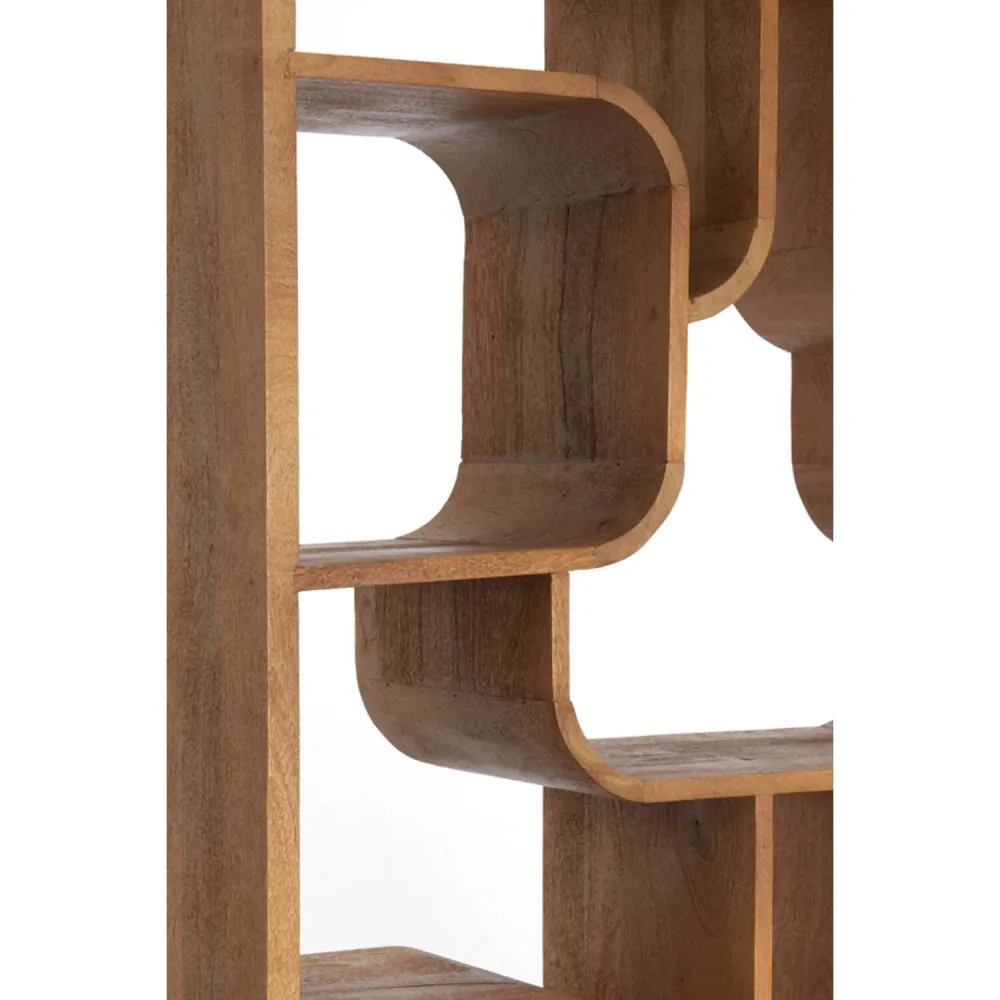 LIBRERIA LABARE LIGHT&LIVING | legno di acacia | 100x30x200cm