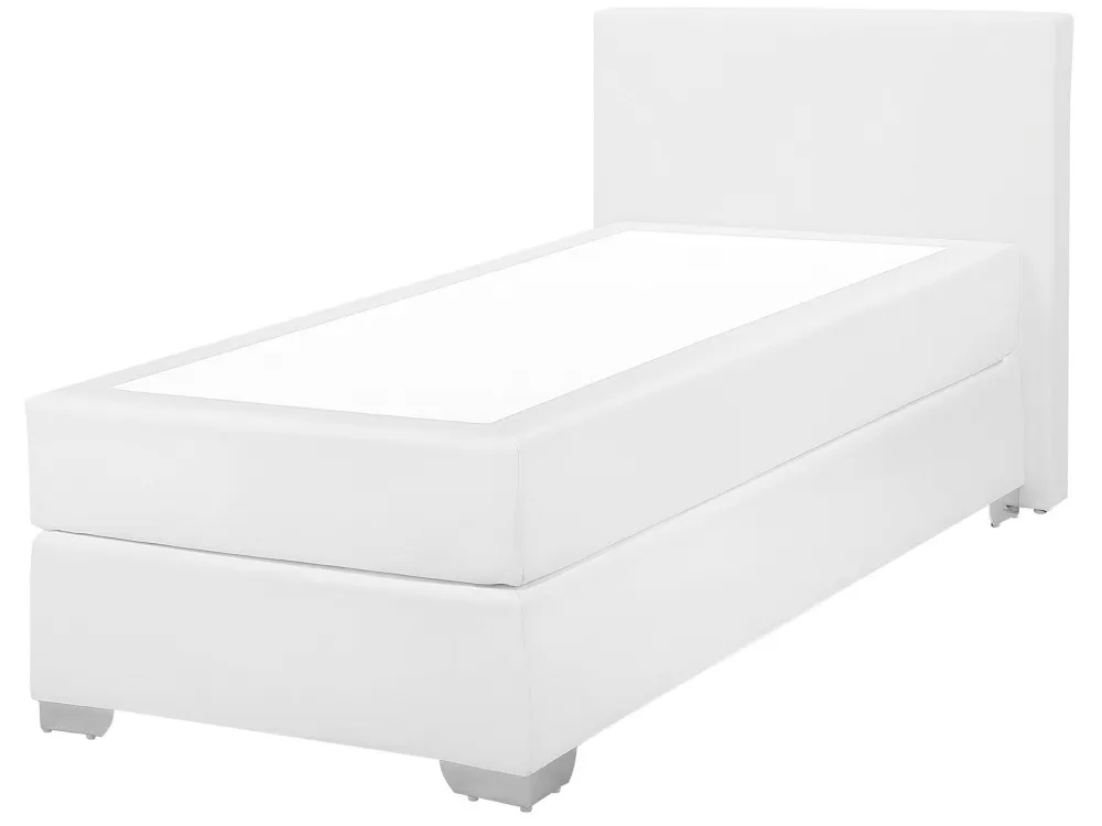 Divano letto ecopelle bianco 90x200 PRESIDENT