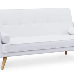 Divano letto scandinavo Slow Fabric Bouclette Crema