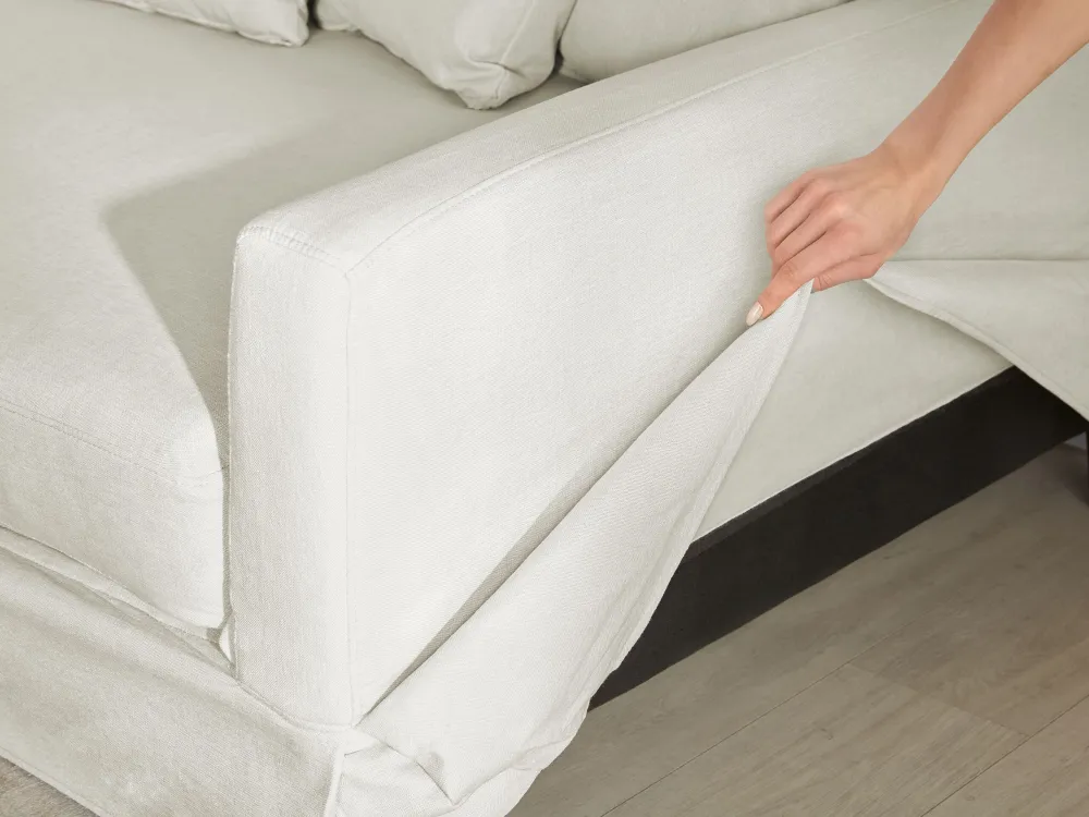 Rivestimento per divano 3 posti GILJA Grigio chiaro
