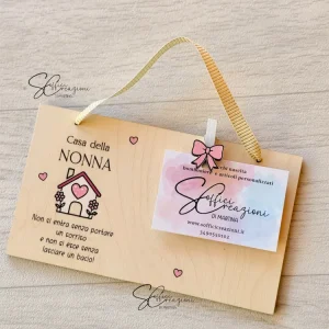 Targa portafoto dedica nonni