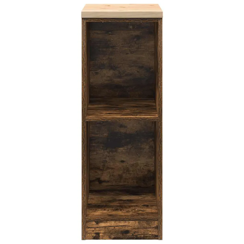Armadietto da Garage Rovere Affumicato 30x51x85 cm
