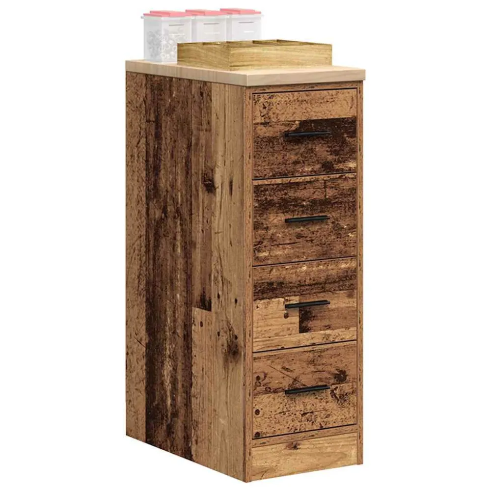 Armadietto per Garage Legno Logoro 30x51x85 cm