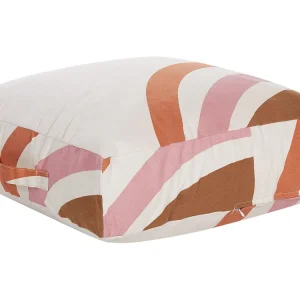 Pouf cotone multicolore 50 x 50 cm TEMARA