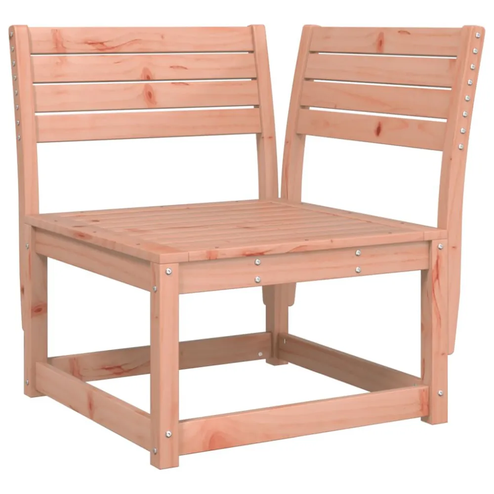 Divano Angolo Giardino Cuscini 73x73x78 Legno Massello Douglas Legno Massello