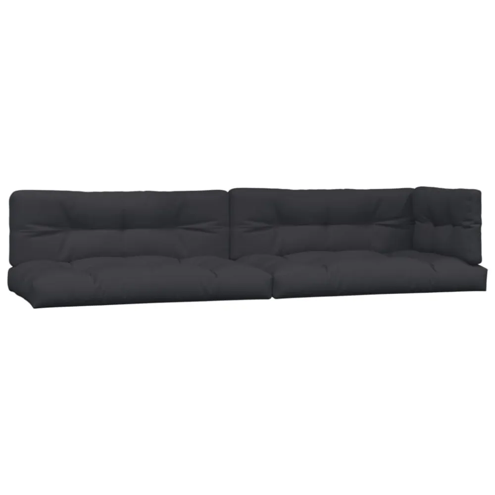 Poltrona Dondolo Set Divano Pallet Giardino 5pz con Cuscini Massello Acacia