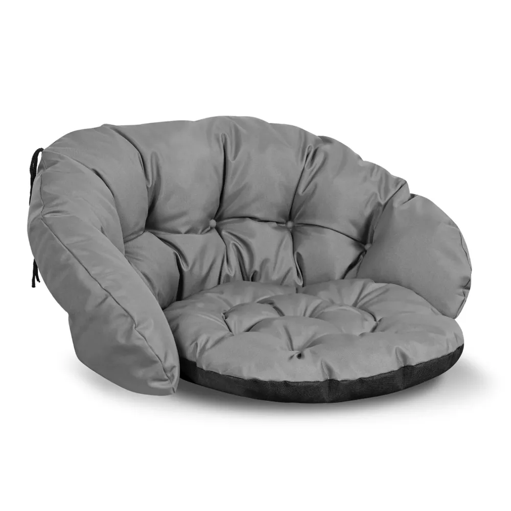 Pouf Portaoggetti KingGarden Garden Cushion Set 2x 122x40 cm + 1x 190x40 cm Sigillato Grey