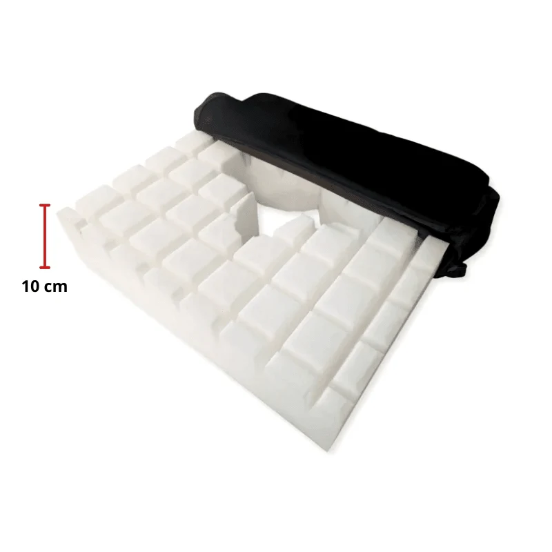 Cuscino alleviante con ritaglio - 43x43x10
