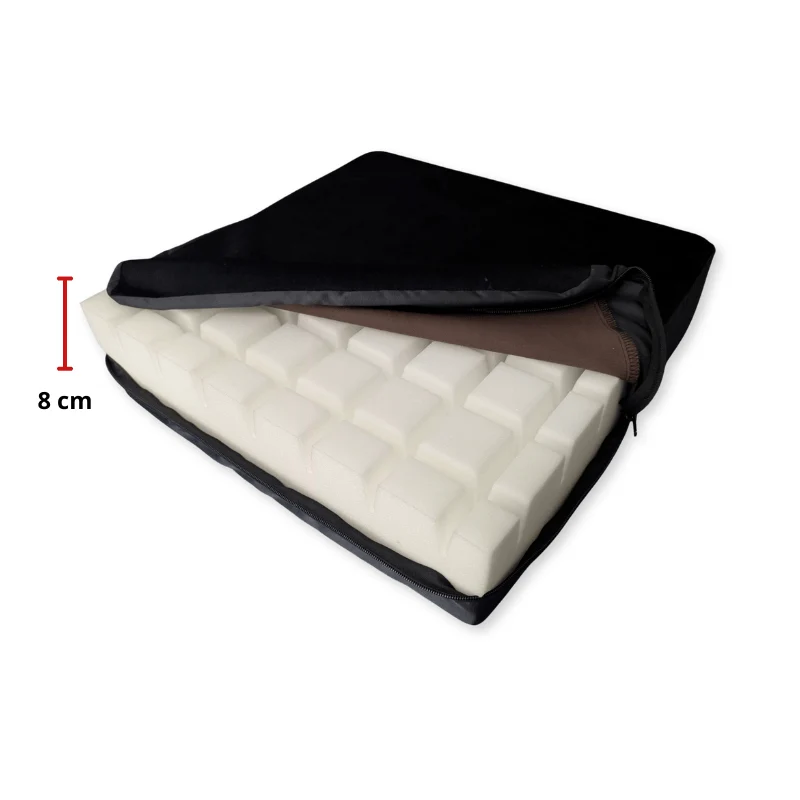 Cuscino per seduta alleviante - 43x43x8 cm