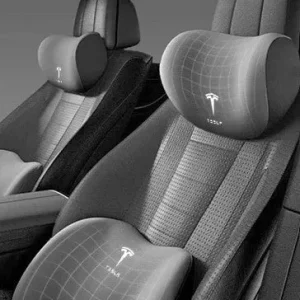 Tesla Modello 3 y s x cuscino cuscino e lombare con logo (nero)