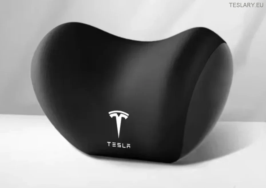 Tesla Modello 3 y s x cuscino cuscino e lombare con logo (nero)