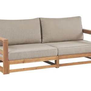 Confortevole Ergonomico Divano da giardino TIMOR Legno d'acacia certificato FSC® Legno distinto
