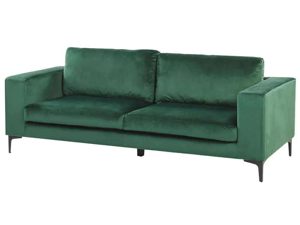 Design Esclusivo Divano 3 posti con rivestimento verde VADSTENA