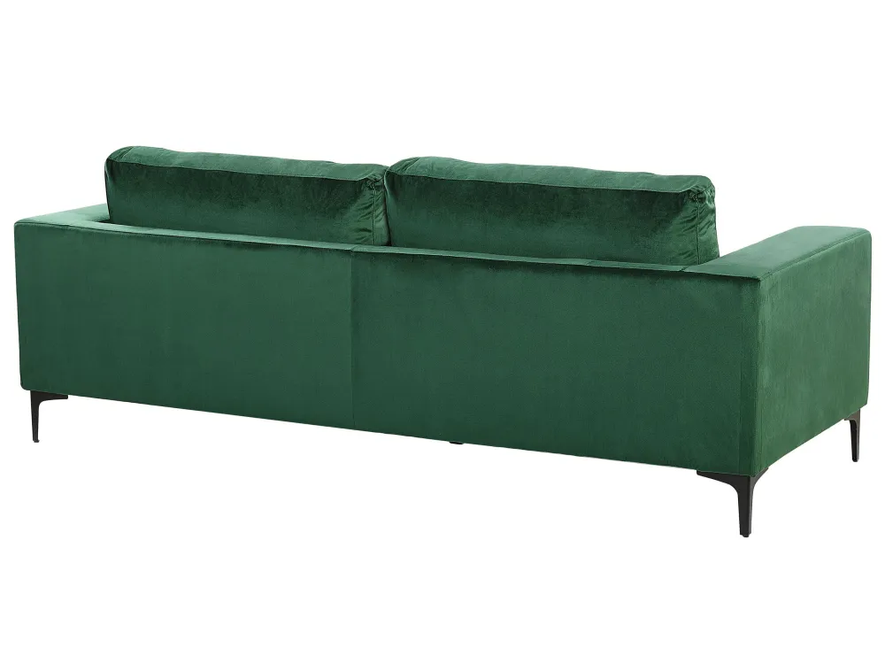 Design Esclusivo Divano 3 posti con rivestimento verde VADSTENA